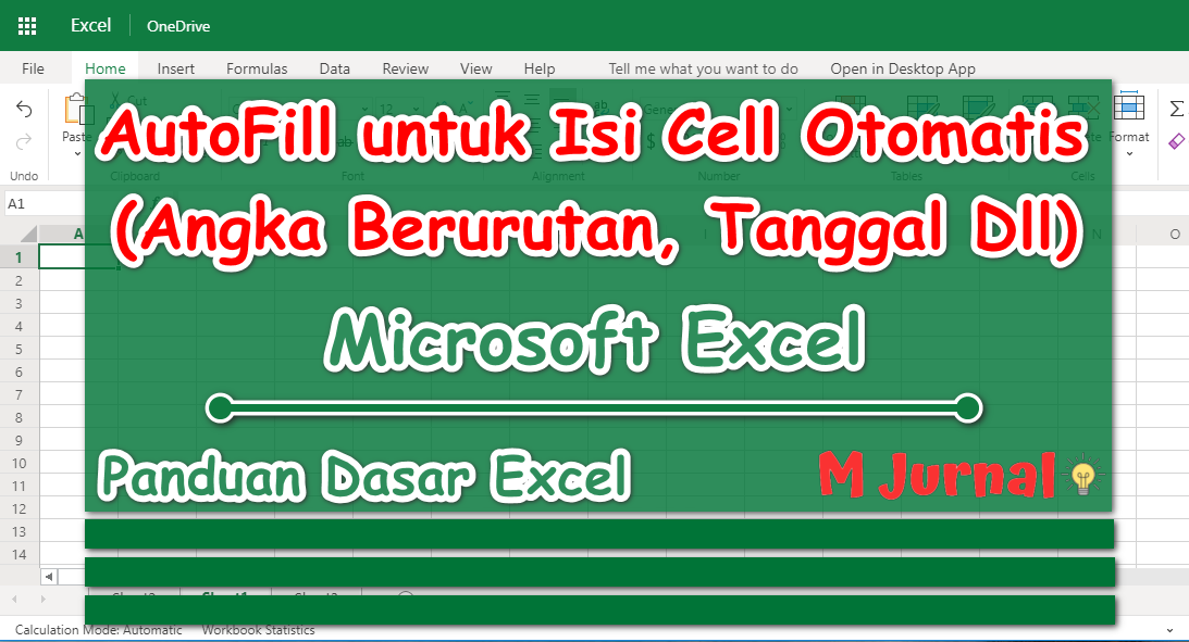 AutoFill Excel Untuk Isi Range Otomatis Lengkap - M Jurnal