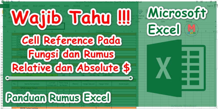 Wajib Tahu Cell Reference Pada Fungsi Dan Rumus Excel M Jurnal