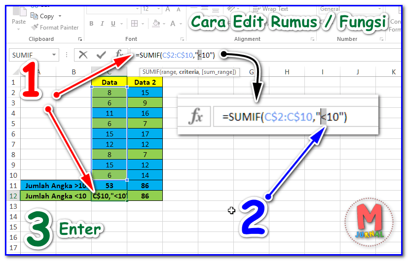 Belajar Menggunakan Fungsi Dan Rumus Dasar Microsoft Excel - M Jurnal