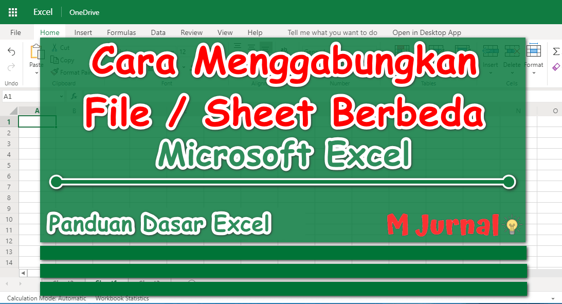 Cara Menggabungkan File Atau Sheet Excel Berbeda (Consolidate) - M Jurnal