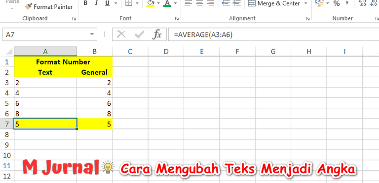 Cara Mengubah Teks Menjadi Angka Dan Sebaliknya Di Excel - M Jurnal