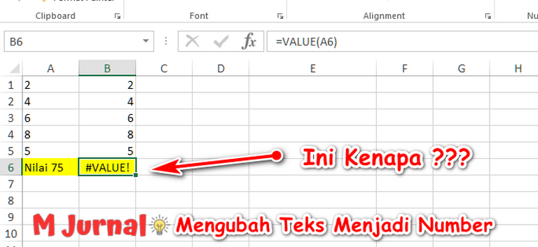 Cara Mengubah Teks Menjadi Angka Dan Sebaliknya Di Excel - M Jurnal