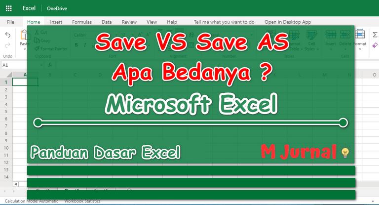 Cara Menyimpan File Excel + Perbedaan Save Dan Save As - M Jurnal