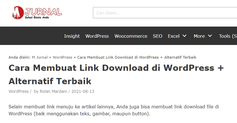 Download Cara Membuat Link Download di WordPress + Alternatif ...